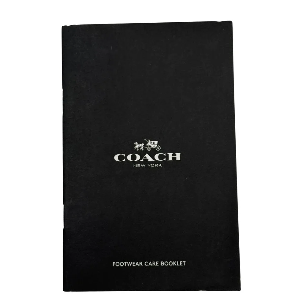 Coach FG1485 Womens Black Patent Leather Round Toe Stiletto Heel Pumps Size 8.5B - Picture 10 of 12